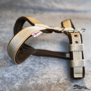 Szelki z polarem Gold&Silver 2,5 cm 2