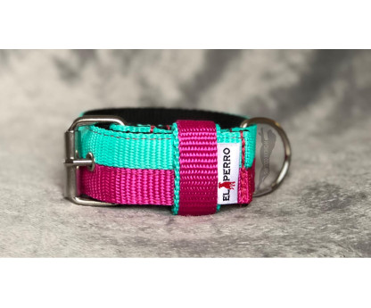 JUICY DOUBLE COLOR COLLAR 4CM
