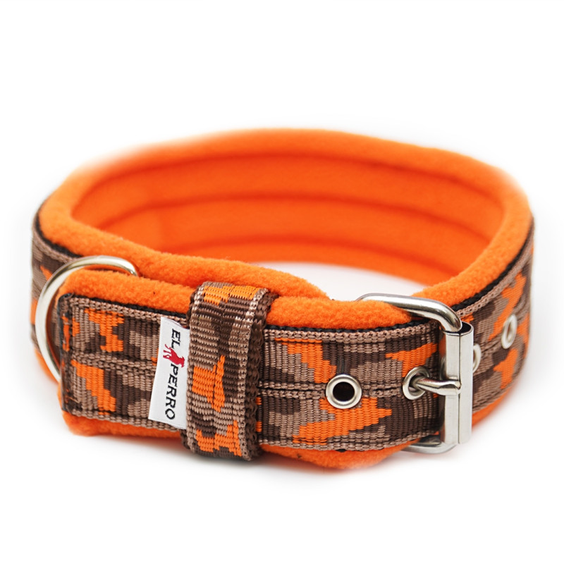 Collar FLEECE COMFORT CAMOUFLAGE 4 cm