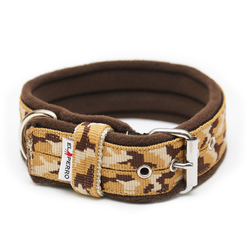 Obroża FLEECE COMFORT CAMOUFLAGE  4 cm