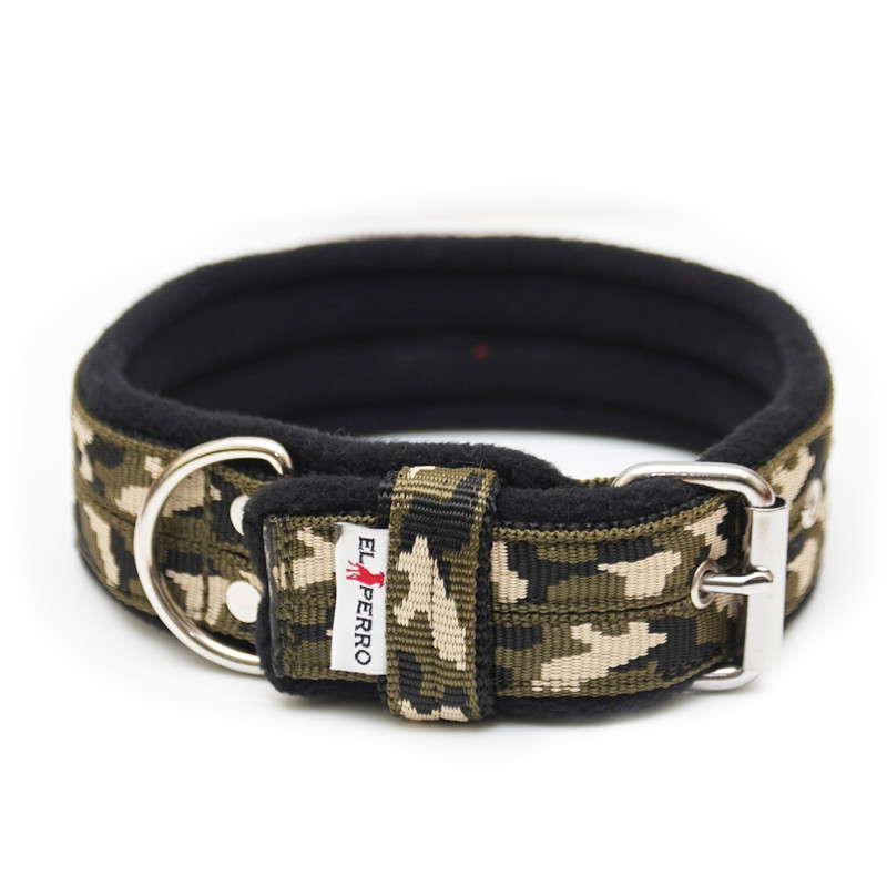 Collar FLEECE COMFORT CAMOUFLAGE 4 cm