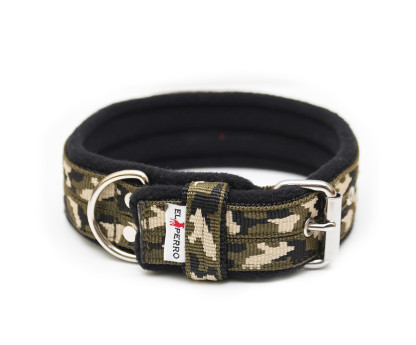 Collar FLEECE COMFORT CAMOUFLAGE 4 cm