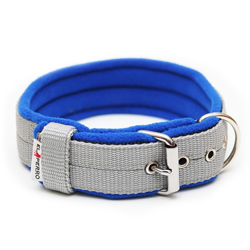 Obroża z półkolem  JUICY FLEECE COMFORT KENNEL 4 cm