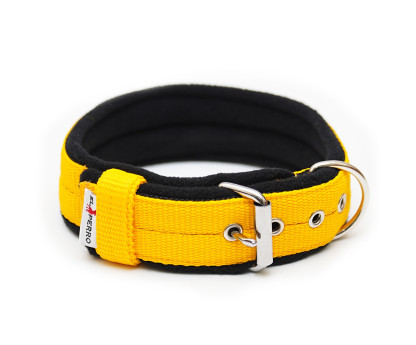 Collar JUICY FLEECE COMFORT KENNEL  4 cm
