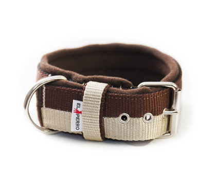 Obroża FLEECE COMFORT double color 5 cm