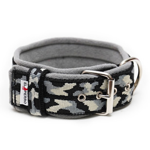 OBROŻA CAMOUFLAGE FLEECE COMFORT KENNEL Z PÓŁKOLEM 5CM 2
