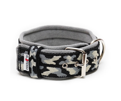 OBROŻA CAMOUFLAGE FLEECE COMFORT KENNEL Z PÓŁKOLEM 5CM