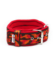 CAMOUFLAGE FLEECE COMFORT KENNEL COLLAR 5CM