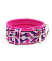 CAMOUFLAGE FLEECE COMFORT KENNEL COLLAR 5CM