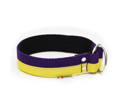 Obroża zaciskowa JUICY CHOKE double color 4 cm