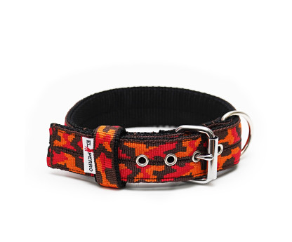 Collar CAMOUFLAGE JUICY TRIPLE KENNEL 4 cm