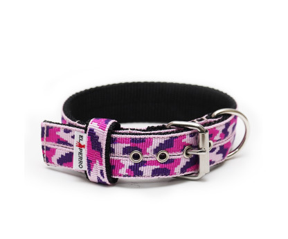 Collar CAMOUFLAGE JUICY TRIPLE KENNEL 4 cm