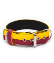 Obroża JUICY TRIPLE KENNEL Double Color  4 cm