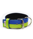 Obroża JUICY TRIPLE KENNEL Double Color  5 cm