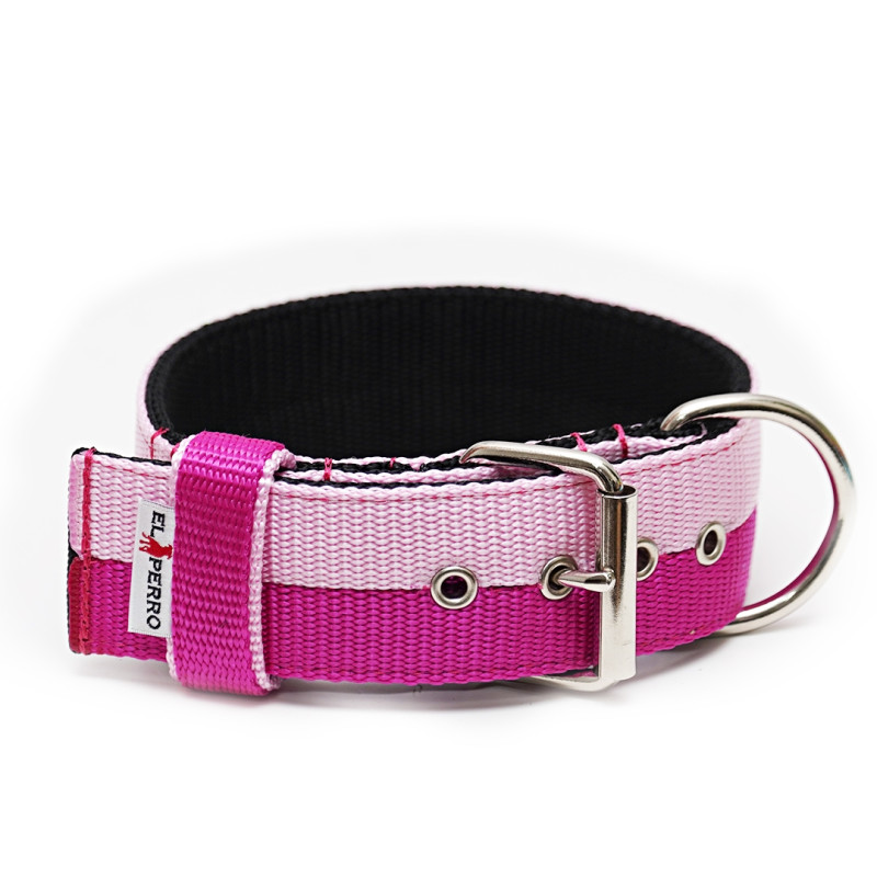Collar JUICY TRIPLE KENNEL Double Color  5 cm