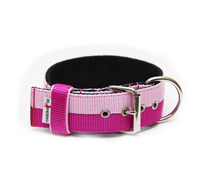 Obroża JUICY TRIPLE KENNEL Double Color  5 cm