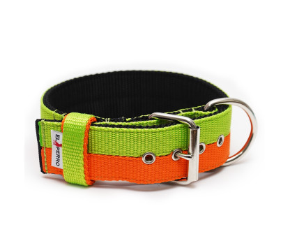 Collar JUICY TRIPLE KENNEL Double Color  5 cm
