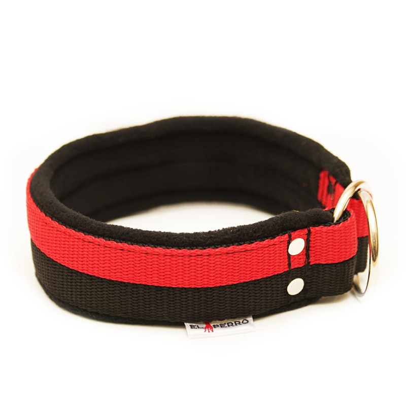 Obroża zaciskowa JUICY FLEECE COMFORT CHOKE double color 4 cm