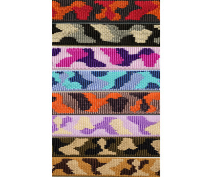 Collar CAMOUFLAGE FLEECE COMFORT KENNEL 4 cm