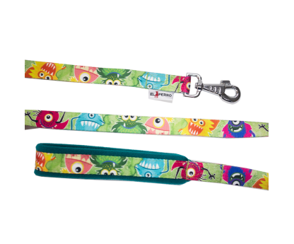 Smycz z kółkiem w rączce FUNNY COLECTION 90/180  2,5 cm