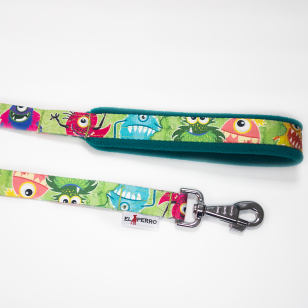 Smycz z kółkiem w rączce FUNNY COLECTION 90/180  2,5 cm 2