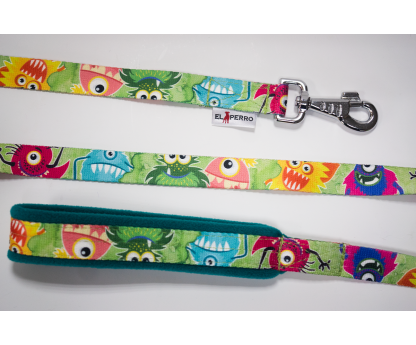 Smycz FLEECE COMFORT FUNNY COLECTION2.5 cm