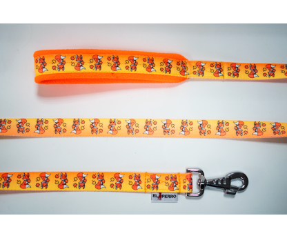 Smycz FLEECE COMFORT FUNNY COLECTION2.5 cm