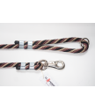 EXCLUSIVE CHROME BULL ROPE LEAD 180CM/16MM