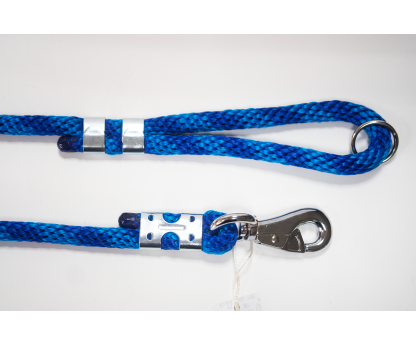 EXCLUSIVE CHROME BULL ROPE LEAD 180CM/16MM