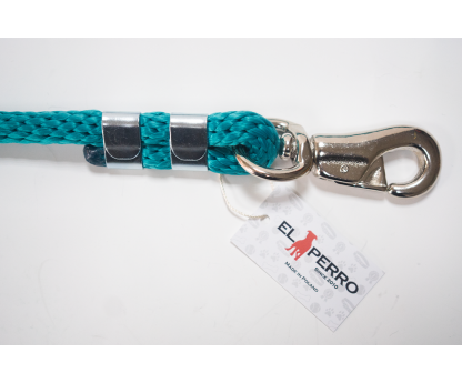 EXCLUSIVE CHROME BULL ROPE LEAD 180CM/16MM