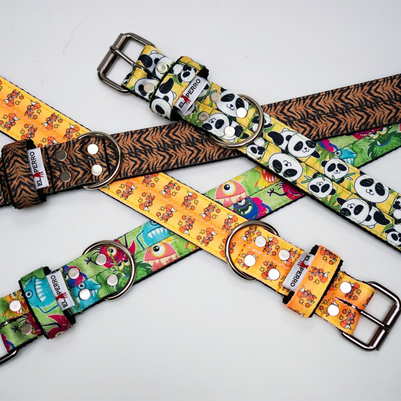 Collar TRIPLE FUNNY COLLECTION 4  cm 