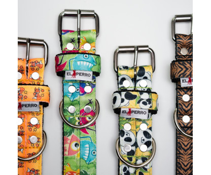 Obroża TRIPLE FUNNY COLLECTION 4  cm 