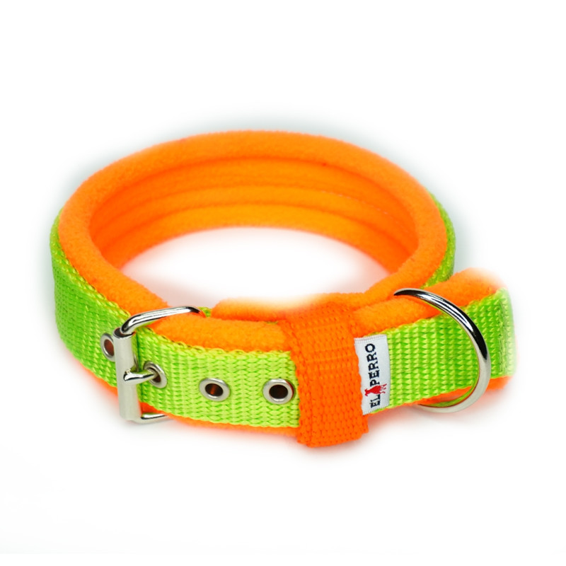 Collar FLEECE COMFORT with a contrasting loop 2,5 cm