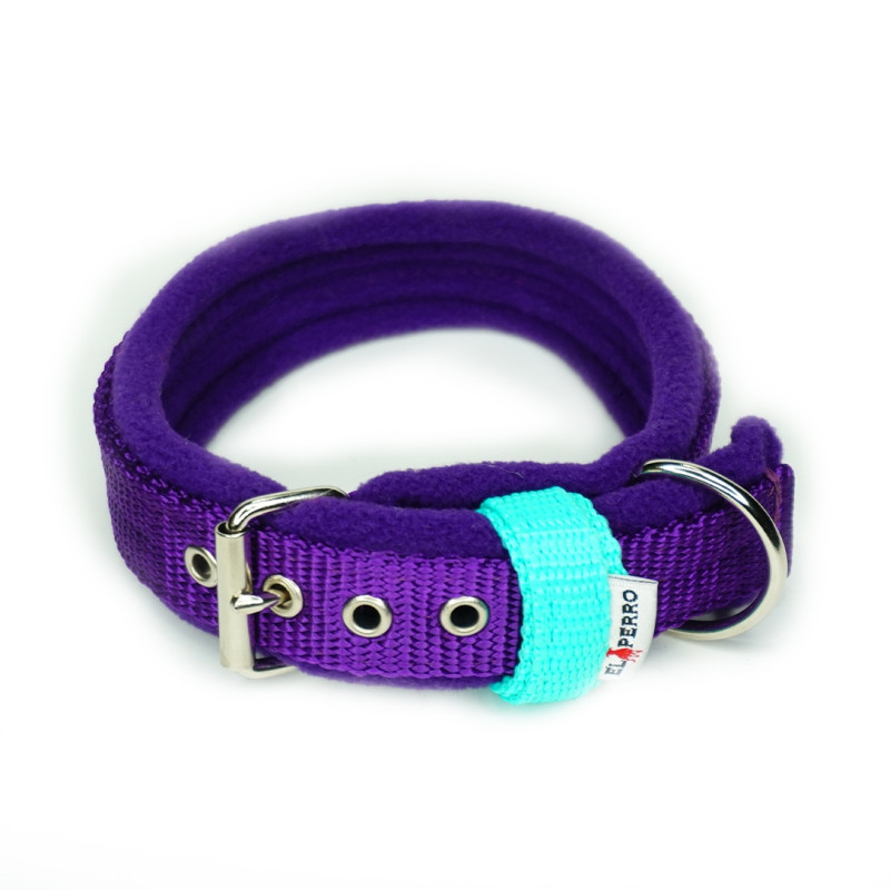 Collar FLEECE COMFORT with a contrasting loop 2,5 cm