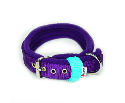 Collar FLEECE COMFORT with a contrasting loop 2,5 cm