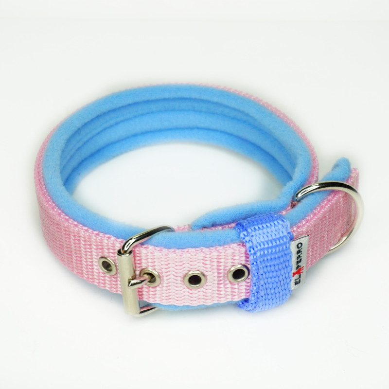 Collar FLEECE COMFORT with a contrasting loop 2,5 cm