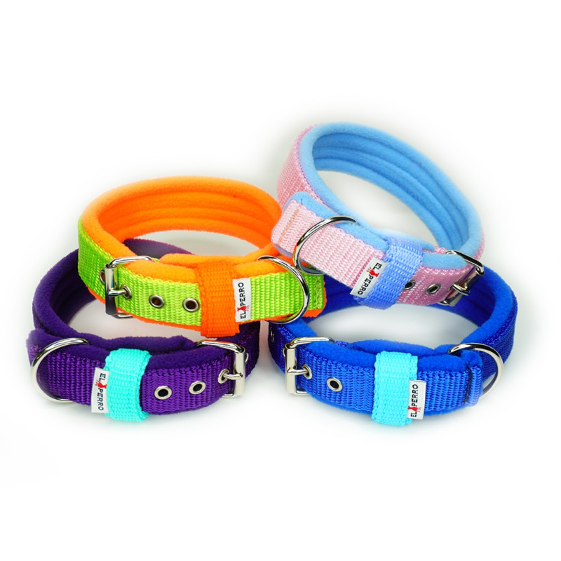 Collar FLEECE COMFORT with a contrasting loop 2,5 cm