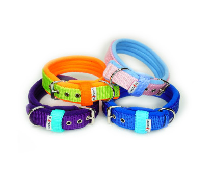 Collar FLEECE COMFORT with a contrasting loop 2,5 cm