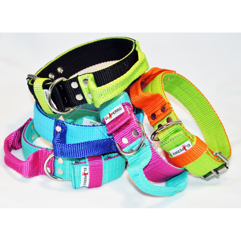 Collar SAFE GRIP Double Color 4 cm
