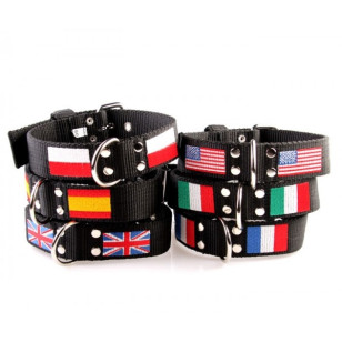 DOUBLE FLAG COLLAR 4CM 2