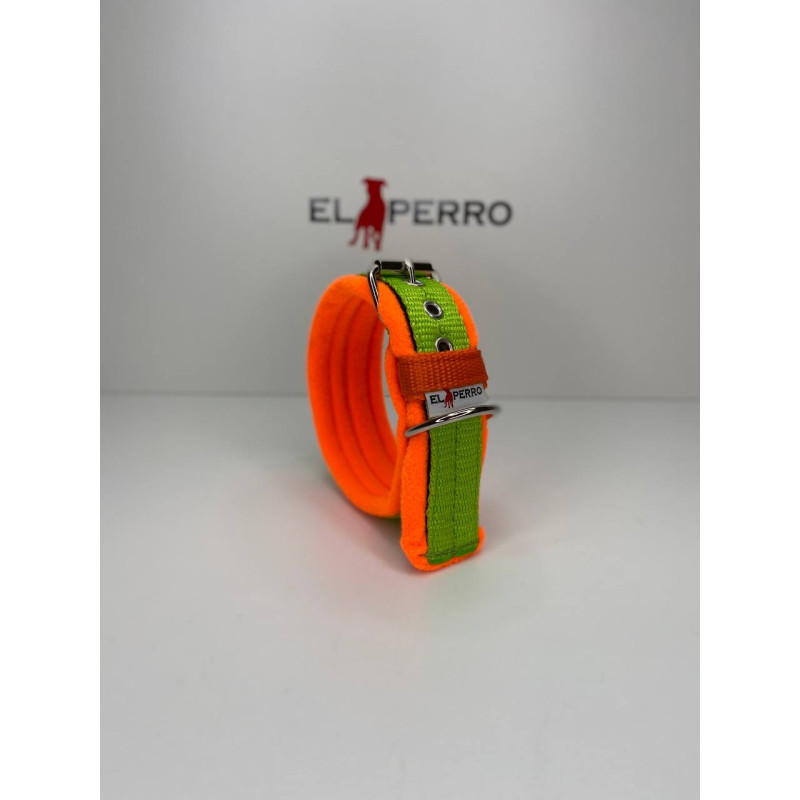 FLEECE COMFORT collar with a contrasting loop 3 cm