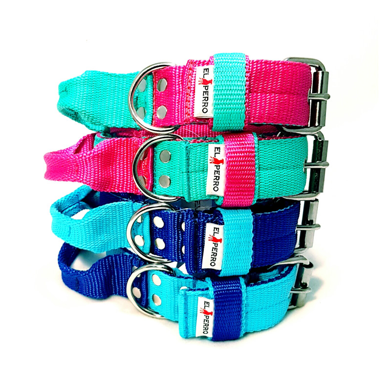 Collar SAFE GRIP Double Color 4 cm
