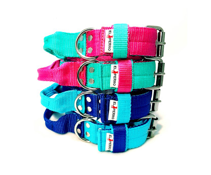 Collar SAFE GRIP Double Color 4 cm
