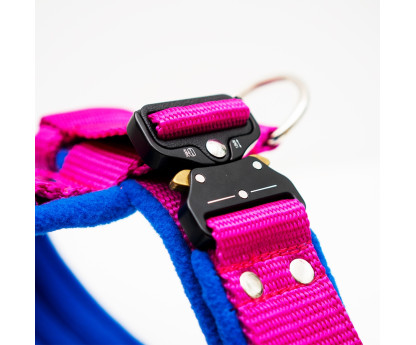 Szelki podszyte polarem z rączką EXTREME FLEECE COMFORT GRIP 4 cm