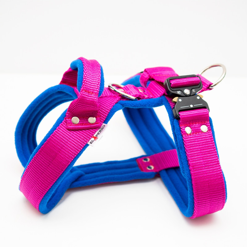 Szelki podszyte polarem z rączką EXTREME FLEECE COMFORT GRIP 4 cm