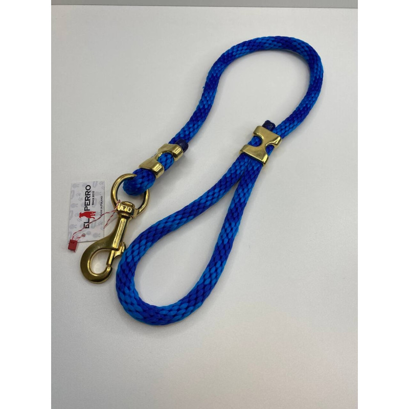 Whip/leash EXCLUSIVE BRASS SHORT ROPE 80 cm/16 mm