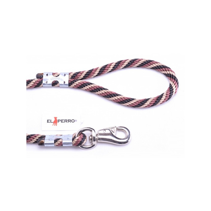 EXCLUSIVE CHROME BULL SHORT ROPE LEAD 80CM/16MM