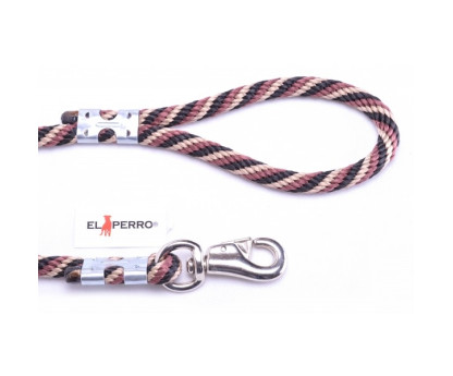 EXCLUSIVE CHROME BULL SHORT ROPE LEAD 80CM/16MM