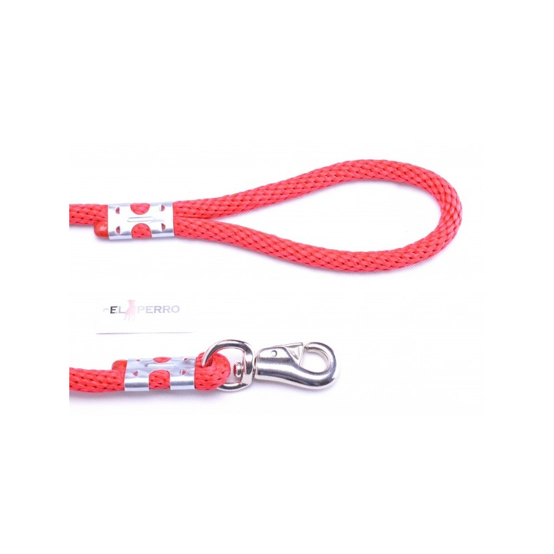 EXCLUSIVE CHROME BULL SHORT ROPE LEAD 80CM/16MM
