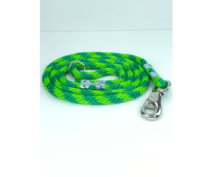 EXCLUSIVE CHROME BULL ROPE LEAD 180CM/16MM